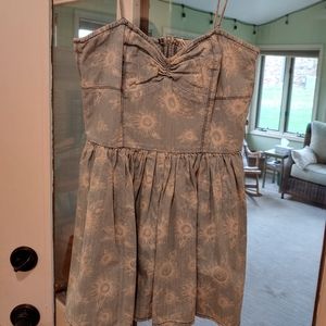 RES denim juniors dress, size large